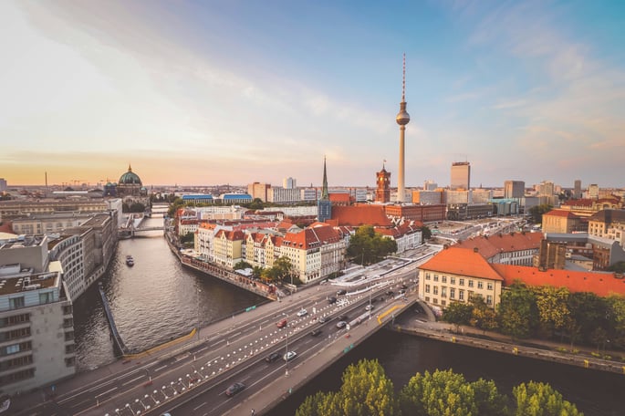 Berlin Germany skyline on the Spree River - Photo by Florian Wehde on Unsplash